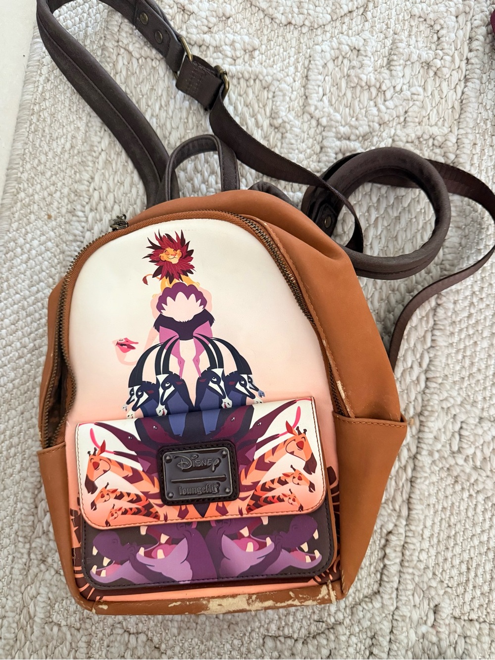LOUNGEFLY Disney The Lion King PRIDE ROCK backpack Simba Box Lunch EXCLUSIVE